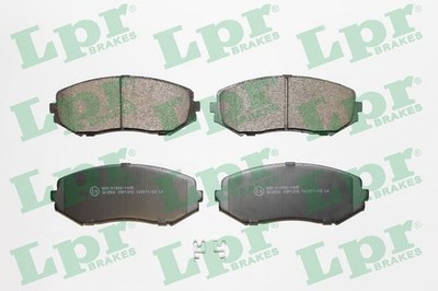 4 PASTIGLIE FRENO POSTERIORI LPR 05P2176 05P2176
