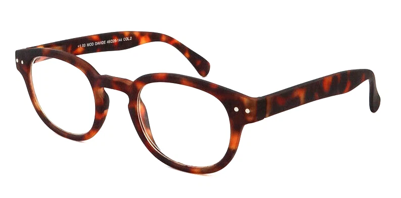 Occhiali da lettura uomo donna tondi tascabili colorati vista vicino 4 diottrie - Imagen 2 de 4