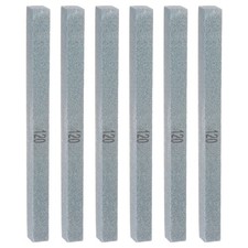 6pcs Sharpening Stones 120 Grit 150x12x12mm Green Silicon Carbide Whetstone