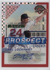 2024 Panini Prospect Edition 41/99 Lael Lockhart Jr #167 Auto 1a7j