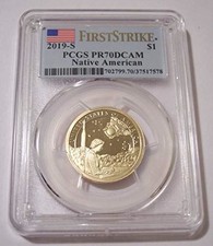 2019 S Native American Dollar Mary Golda Ross Proof PR70 DCAM PCGS First Strike