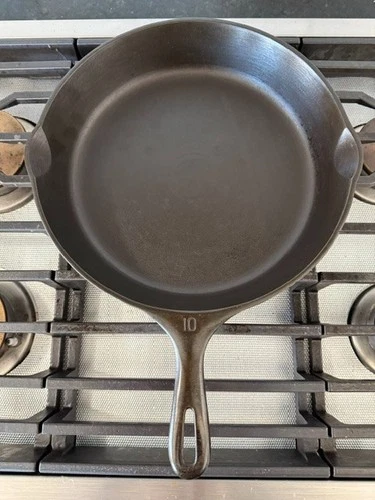 Wagner Ware - Unmarked #10 Skillet 11 3/4" No Rust/Pitting Restored SHIPS FREE