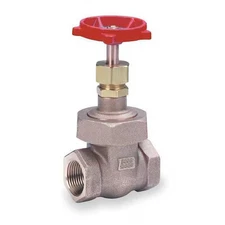 Milwaukee Valve 1186 1/2 Gate Valve, Class 300, 1/2 In., Fnpt