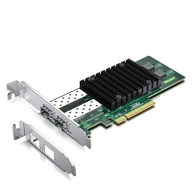 10Gb PCI-E NIC Network Card, Dual SFP+ Port, with  Intel X710-BM2, PCI Expres...