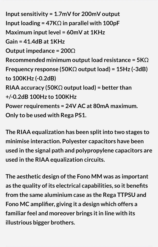 Pre phono Rega Fono MM - Immagine 4 di 4