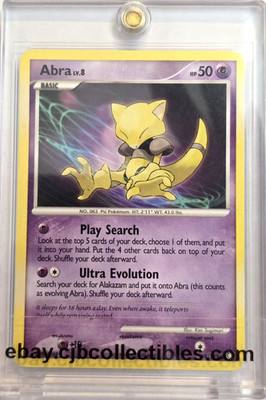 Pokémon ABRA 69/123 Mysterious Treasures - Played  