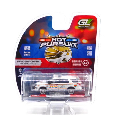 Greenlight Hot Pursuit 2016 Ford Police Interceptor Utility NYPD 1:64 Diecast