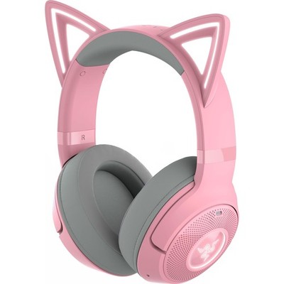 Razer Kraken Kitty V2 BT Wireless RGB Headset: Chroma Standard, Quartz Pink