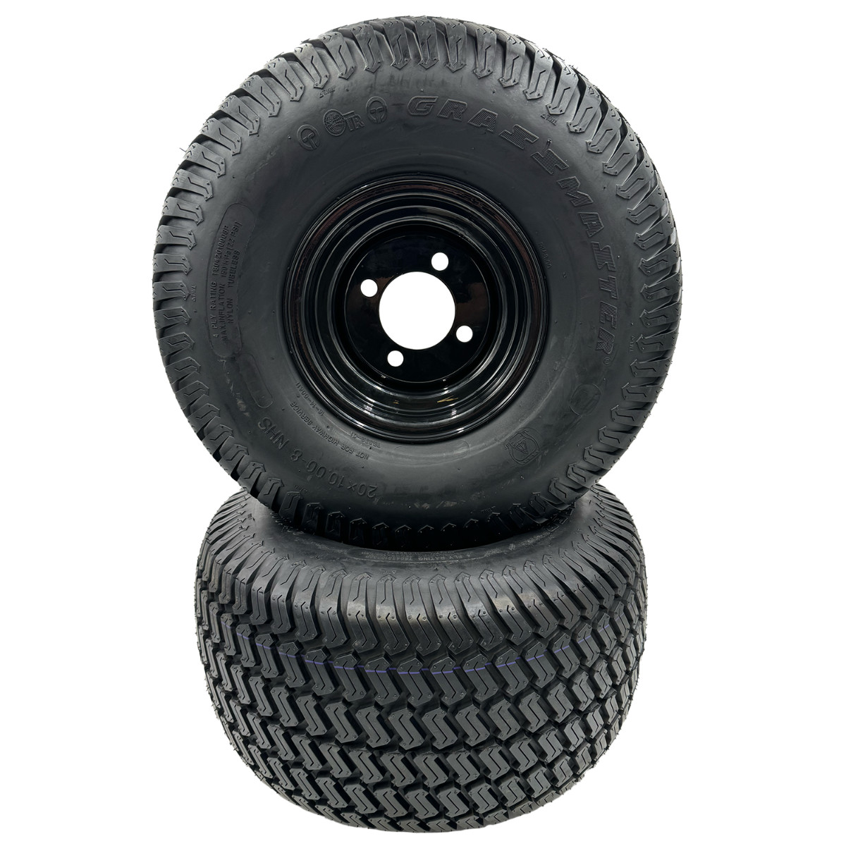 Set di 2 Pneumatici e Cerchi 20x10.00-8 per Wright Stander foto 4