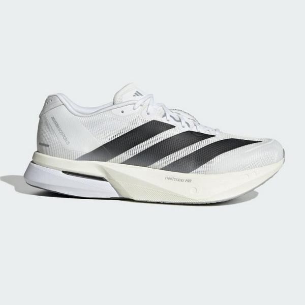 adidas Adizero Boston 13 Cloud White / Core Black / Dash Grey JS4939 Men's tom12 image 3