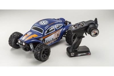 KYOSHO MAD BUG 4WD RCカー Kyosho 1/10 RC 4WD MAD BUG VE Navy Version Ready Set NIB Incl US