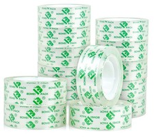 14Rolls Crystal Clear Tape, Transparent Tape Refills for Dispenser, Crafters ...