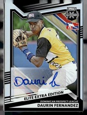 2022 Panini Elite Extra Edition Enyer Cepeda #174 AU Dominican Prospect League