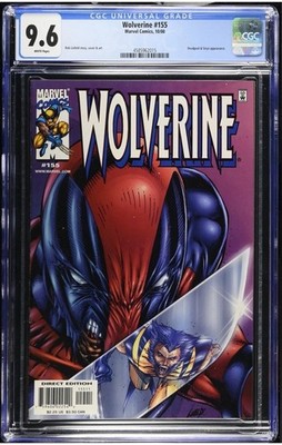 Wolverine #155 - CGC 9.6 - Key Issue Marvel Comics 2000