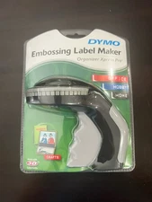 DYMO Embossing Label Maker w/ Three 3/8" 3D Label Tapes Organizer Xpress Pro