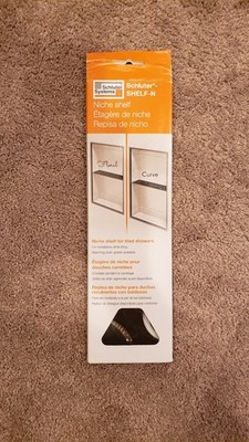 Schluter Systems Shelf Rectangular Niche Curve Bronze