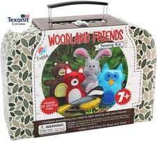 Woodland Animals Kids Sewing Kit, Educational Beginner Arts  Crafts Gift for Bo