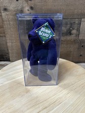 Mark McGwire 25 Bamm Beanos Plush Bear MLB Collectible Display Case