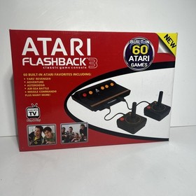 Atari Flashback 3 Retro Console Boxed 60 Built-In Games 2 Controllers Tested