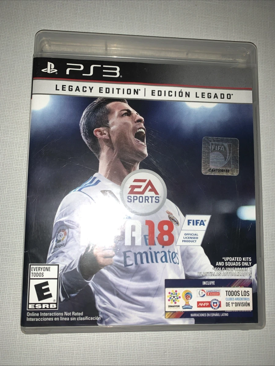 Soccer Sony PlayStation 3 Video Games FIFA 18 for sale | eBay