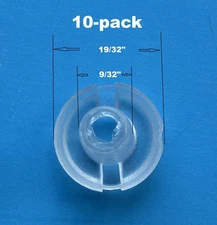 10-pack 9/32" Horizontal Blinds Bottom Rail Ladder Cord Button Plug 9/32 inch