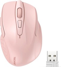 Wireless Ergonomic Mouse 2.4G 6 Buttons 4000DPI Adjustable for Laptop PC