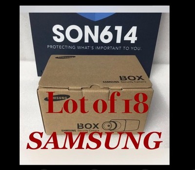 Lot of 18 Samsung SNB-7001N Security Network Color Cameras 3MP H.264 NEW!