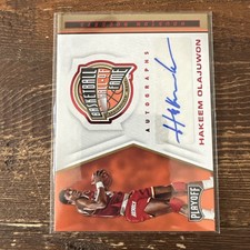 2019-20 Panini Chronicles - Hall of Fame Autographs Hakeem Olajuwon #HF-HOJ Red