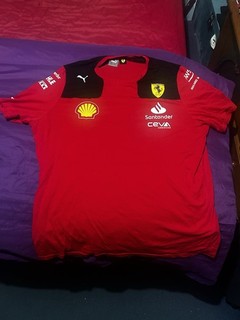 PUMA Scuderia Ferrari Team T shirt Size XL 2023 Official Merchandise Red