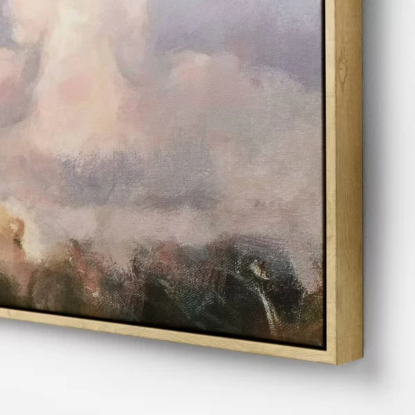 30"x30" Clouds Framed Canvas - Threshold™ designed with Studio McGee NWT - Image 3 of 3