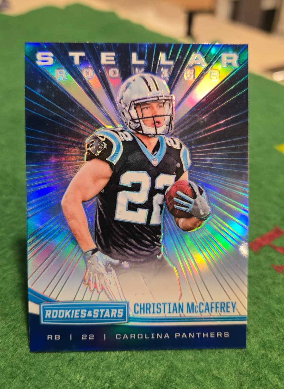 2017 Panini Rookies & Stars - Stellar Rookies Christian McCaffrey #7 (RC)