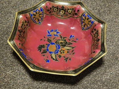 Noritake Vibrant Colours Schale handbemalt 23 cm sehr guter Zustand schön verziert signiert