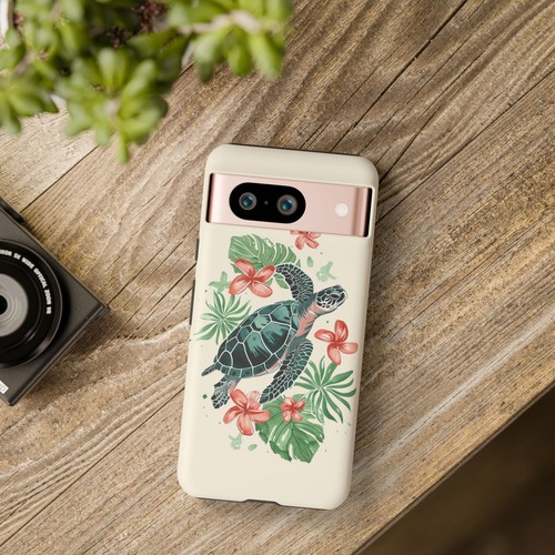 Tropical Turtle Island Flower Phone Case for iPhone, Samsung Galaxy, Pixel - Picture 170 of 175
