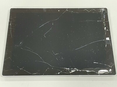 Microsoft Surface 3 64GB, Wi-Fi, 10.8in - Silver Broken Screen.