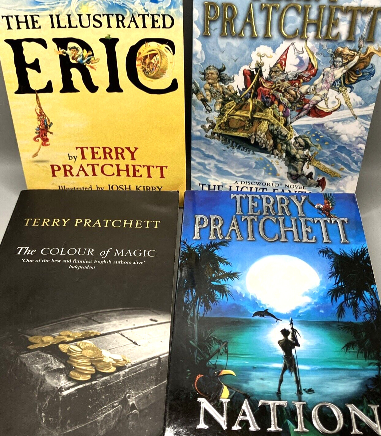Terry Pratchett Colour Magic Eric Illustrated Fantastic Nation 4 Paperback Lot