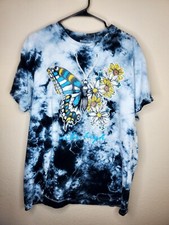 Gildan Tie Dye Butterfly Graphic T-shirt Shor...