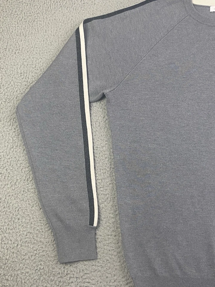 Olivia Von Halle Missy London Track Sweatshirt Size XL Gray Excellent Condition - Image 3 of 4