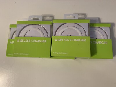 5 Pack of Wireless Charging Pads (5W) with USB-A to Micro-USB Cable (5 Pack)