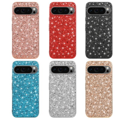 Custodia Cellulare Brillantina Per Google Pixel 9/8/7/6 Pro/8A/7A - Resistente Agli Urto, Glitter