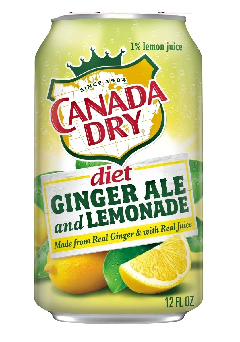 Diet Ginger Ale Lemonade, 12 Ounce, 12 Pack
