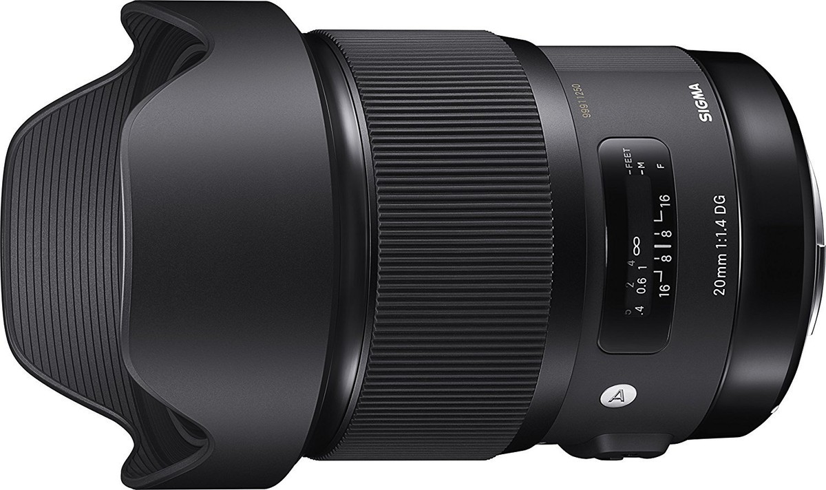 Sigma 20mm F1.4 Art DG HSM Lens for Nikon F. U.S. Authorized