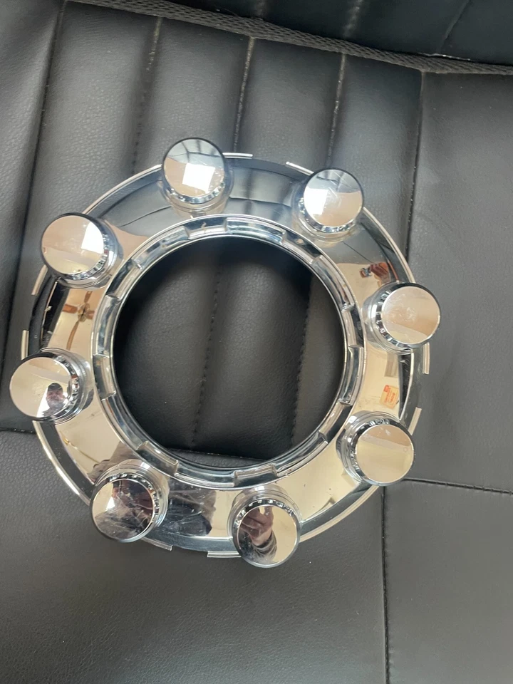 ХРОМИРОВАННЫЙ ЦЕНТРАЛЬНЫЙ КОЛПАК FORD F250/350 (1) ОТ ОРИГИНАЛЬНОГО ПРОИЗВОДИТЕЛЯ ДЛЯ 2007-2010 4X4 ПЕРЕДНИЙ P#7C341A096RB - Изображение 2 из 4