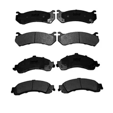 FRONT REAR Ceramic Brake Pads For Avalanche Silverado Suburban 1500 Tahoe Yukon