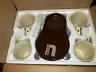 Nutella Ferrero Ceramic Tognana 4 Person Breakfast Set