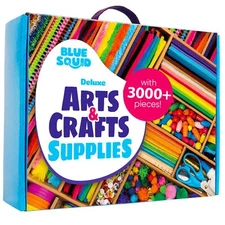 Craft Supplies For Kids 3000+pcs In The Ultimate Arts And Crafts Box This Deluxe
