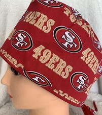 Adult Unisex Surgical Hat San Francisco 49ERS Nurse Cap Veterinary Hat 