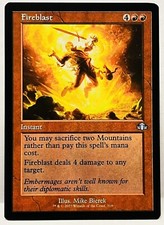 MTG-Fireblast (Retro Frame) -#319-Dominaria Remastered-Regular-NM
