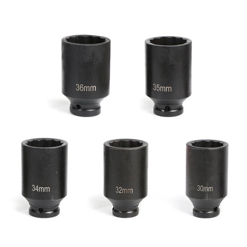 1/2" Drive 12 Point Deep Socket Bit Star Hex Ratchet 30mm 32mm 34mm 35mm 36mm AU - Picture 9 of 9