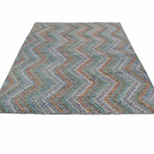 10'2" x 13'7" Colorful Hand Woven Afghan Maimana Kilim Pure Wool Rug R80303