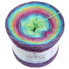 (83,00EUR/kg) Farbverlaufsgarn Feuerwerk Rivi...